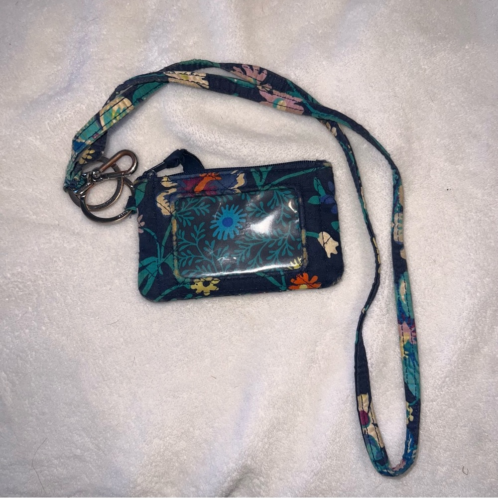 Vera bradley id holder and lanyard